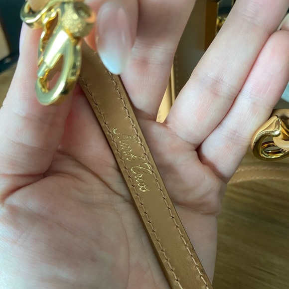 Mark Cross Grace CUBE BOX Bag Beige NEW Leather Cross Body Mini Bag AUTHENTIC 🥰 - Picture 13 of 14